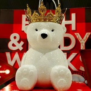 COPY - Bath and Body Works Polar Bear pedestal Candle Holder Christmas Halloween